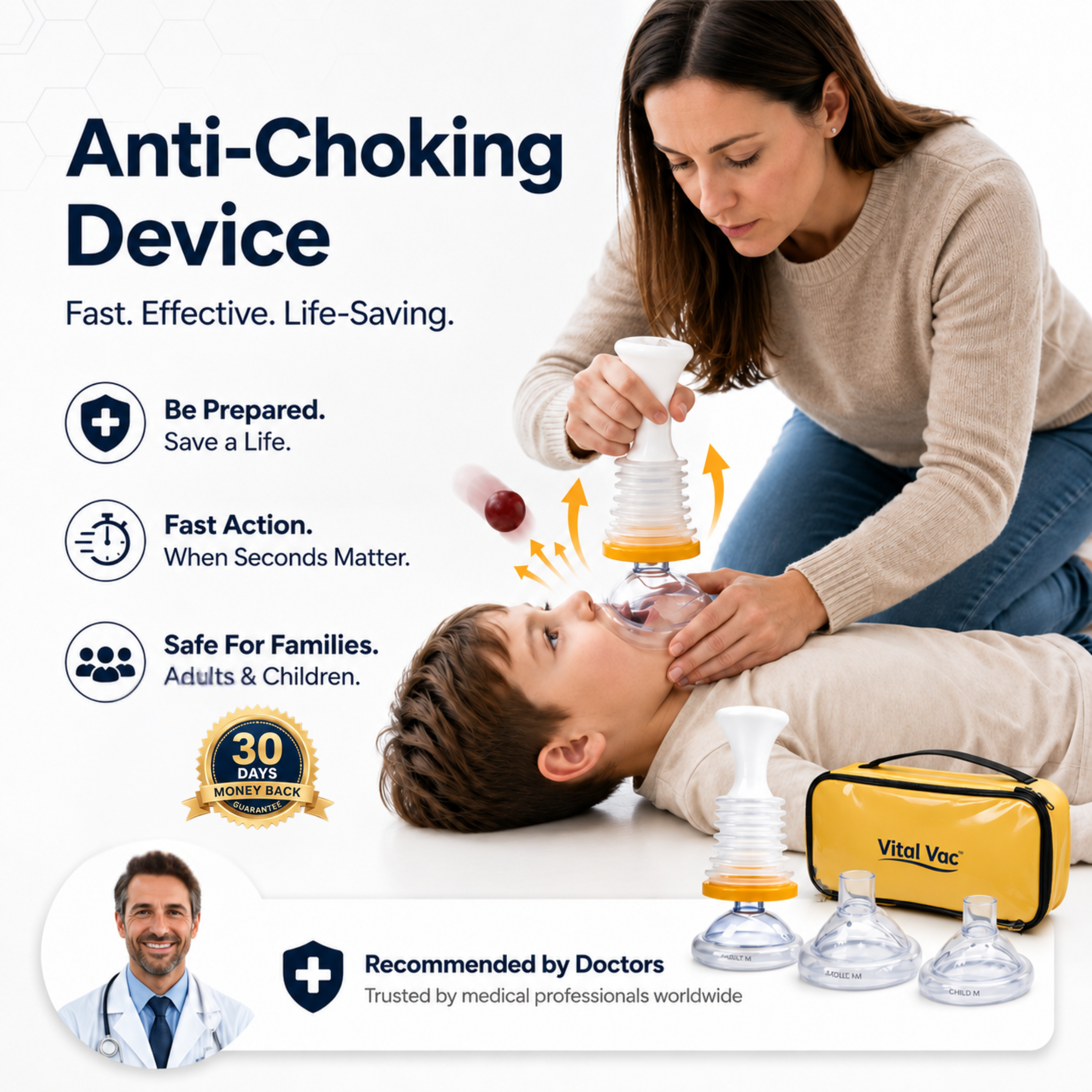 VitalVac® Choking Emergency Device